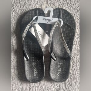 Capelli Black Flip Flops